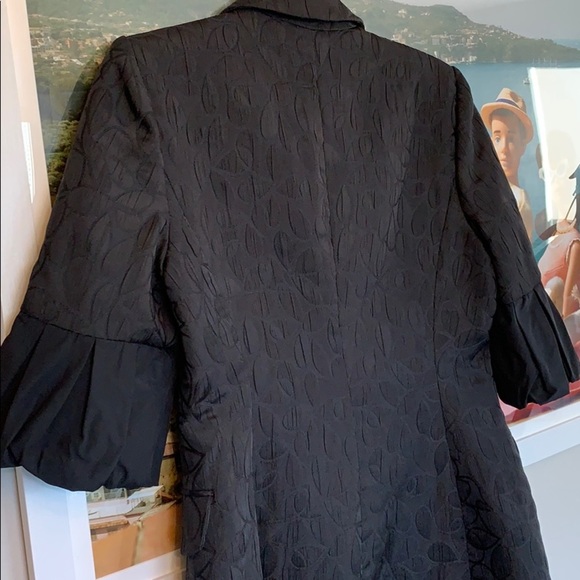 💕x2HP💕BCBGMaxAzria black printed blazer - Picture 14 of 16